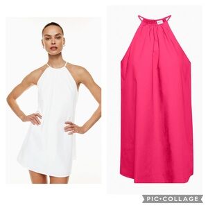 Babaton Savile Poplin Sleeveless Dress in Pink Size XL EUC